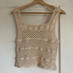 Vintage Crochet Cotton Tank